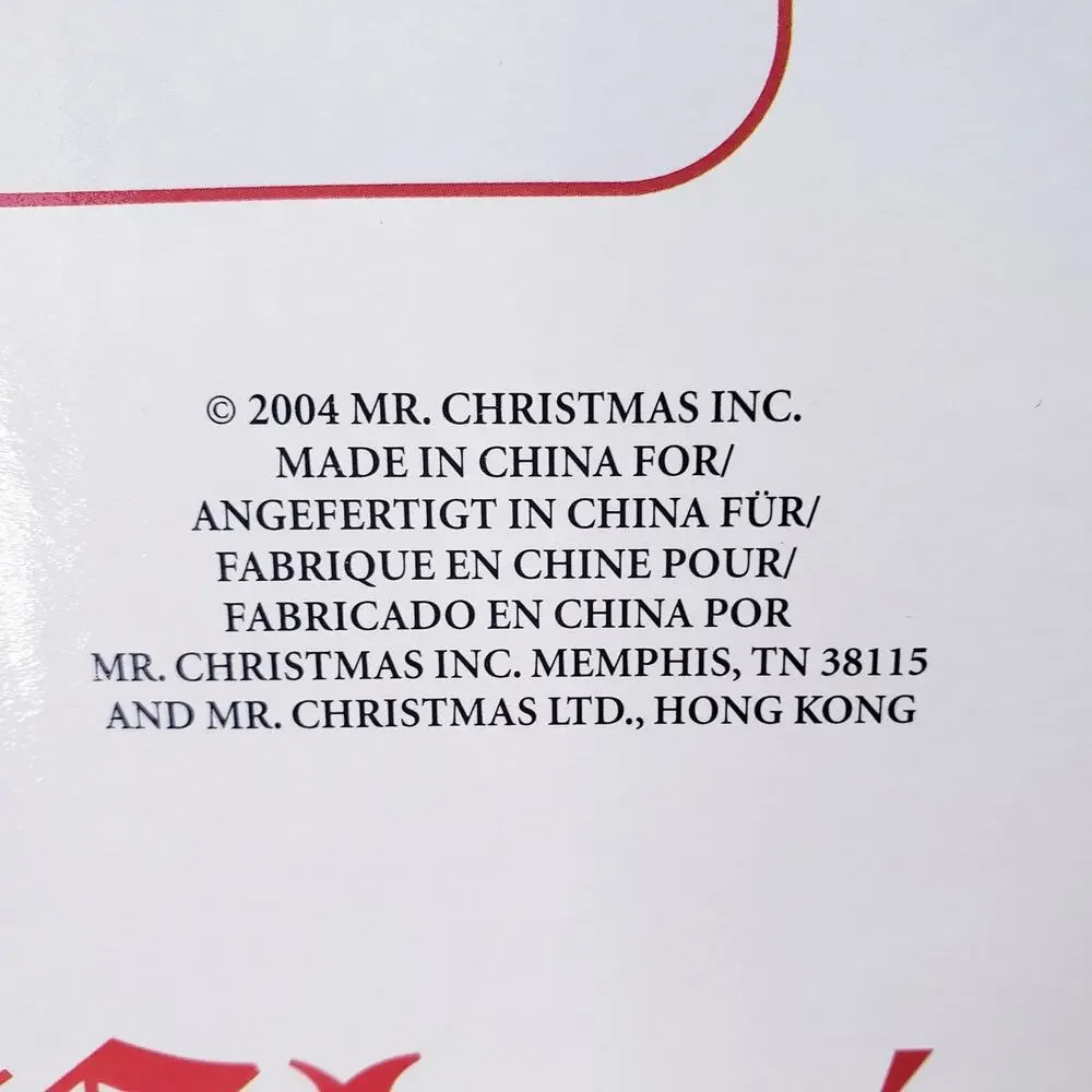2004 Mr. Christmas Animated Holiday Symphonium Music Box Ballroom Scene